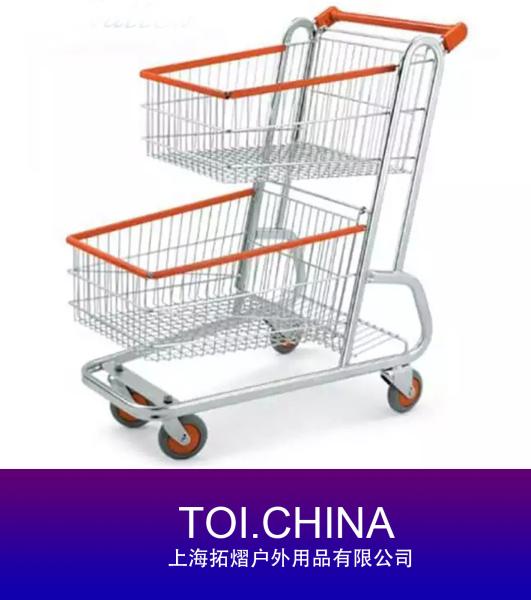 Airport Cargo Trolley, Supermarket Shopping Cart