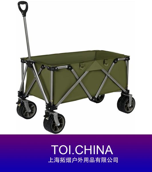 Boutique Foldable Camping Cart, Heavy Duty Collapsible Cart