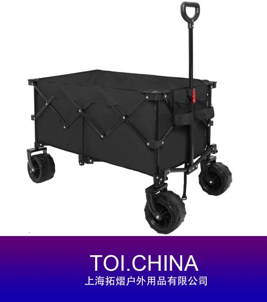 Collapsible Folding Wagon Cart, Portable Hand Cart
