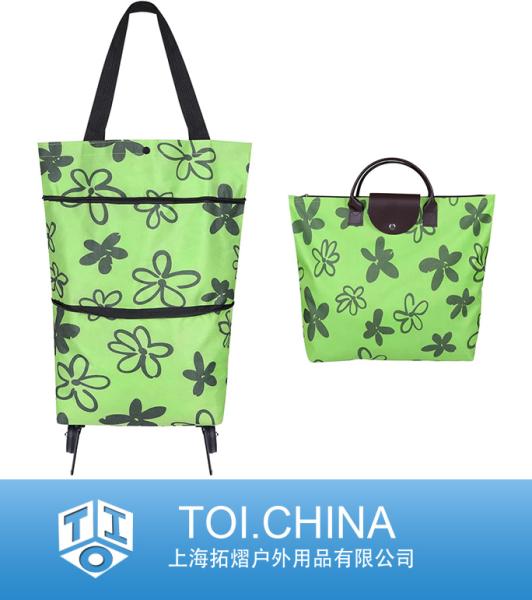 Collapsible Trolley Bags, Folding Shopping Bags