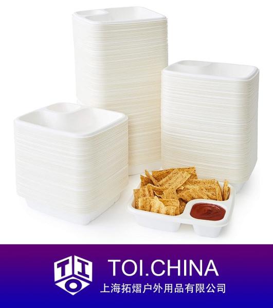 Compostable Bagasse Nacho Trays