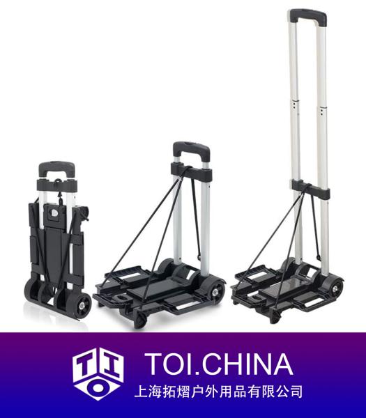 Foldable Trolley Hand Truck, 2 Wheels Mini Cart