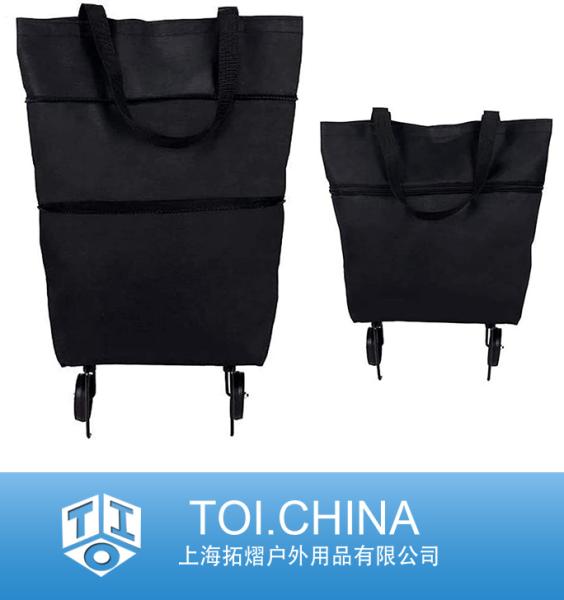 Folding Shopping Bag, Waterproof Grocery Cart