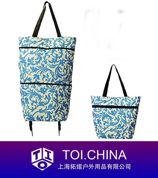 Folding Shopping Bag，Collapsible Trolley Bag