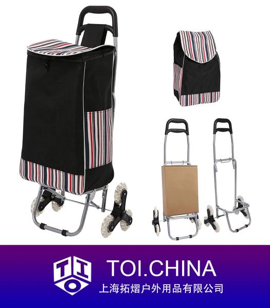 Folding Shopping Cart, Portable Grocery Cart