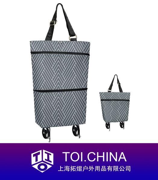 Folding Shopping Cart, Trolley Grocery Cart