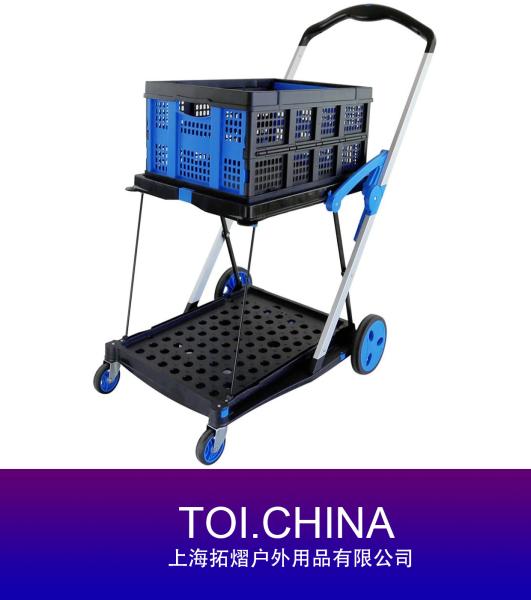Functional Collapsible Cart, Folding Shopping Cart