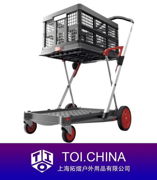 Functional Collapsible Carts, Mobile Folding Trolleys