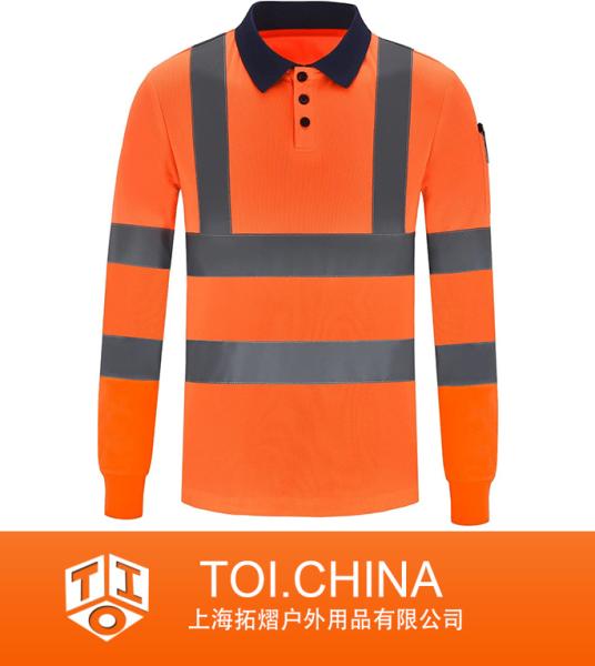 High Visibility Safety T Shirt, Reflective Construction Work Shirts