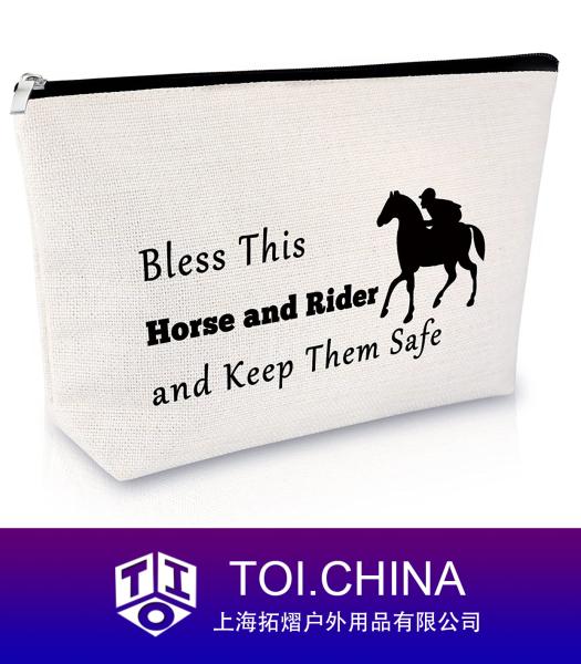 Horse Lover Gift Makeup Bag