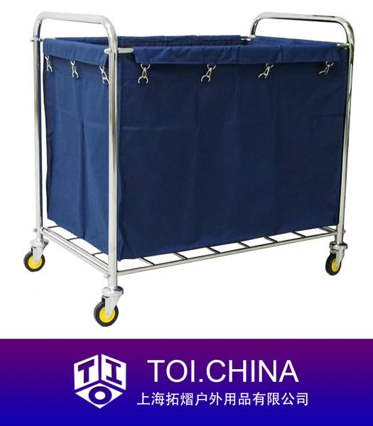 Hospital Trolley, Supplies Rack, Hotel Laundry Sorter Cart