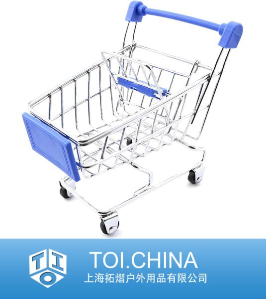 Mini Shopping Cart, Mini Trolley Toy Roll Wheel