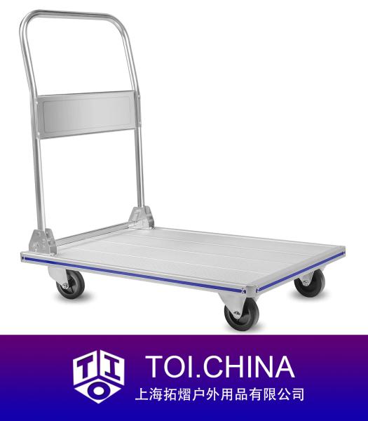 Platform Truck, Folding Heavy Duty Aluminum Platform Cart