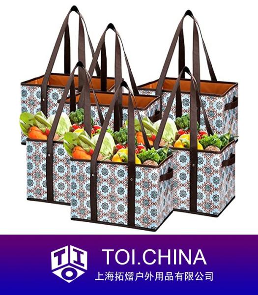 Reusable Grocery Bags, Heavy Duty Tote Bags