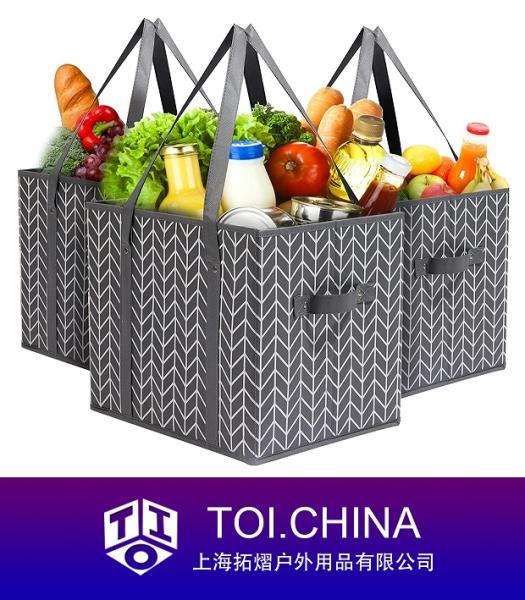 Reusable Grocery Shopping Box Bags