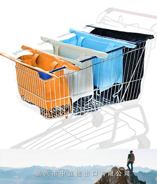 Reusable Shopping Cart Bag, Grocery Organizer