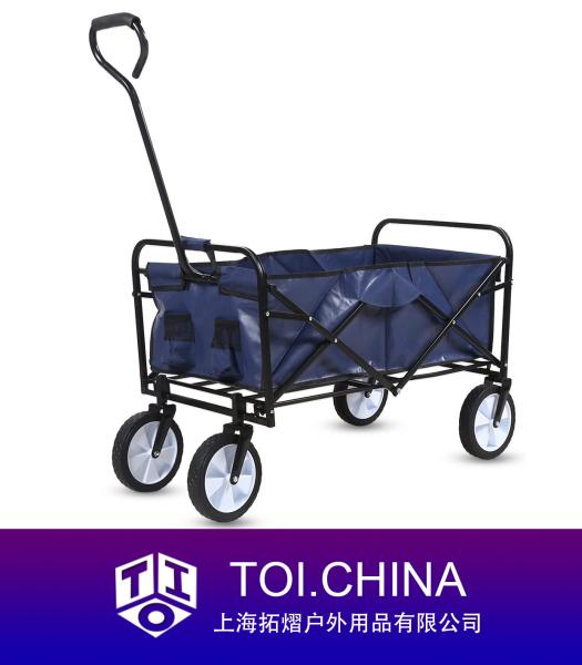 Rolling Collapsible Garden Cart, Camping Wagon