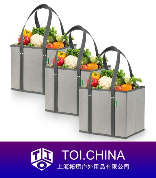 Shopping Bag, Reusable Grocery Box Bag