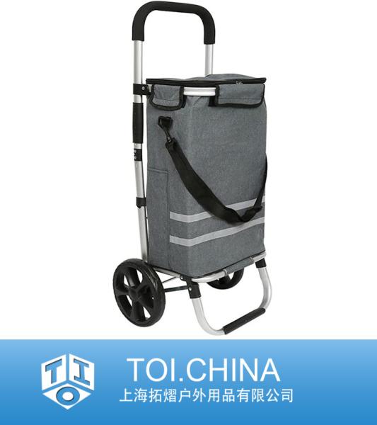 Shopping Trolley Cart, Foldable Reusable Waterproof Bag