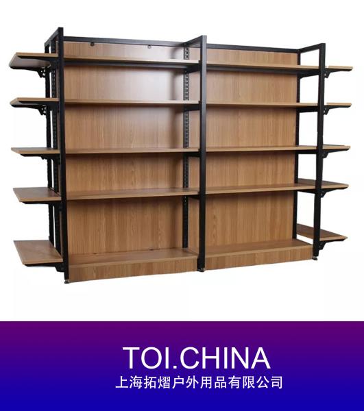 Wooden Shelf, Retail Grocery Rack